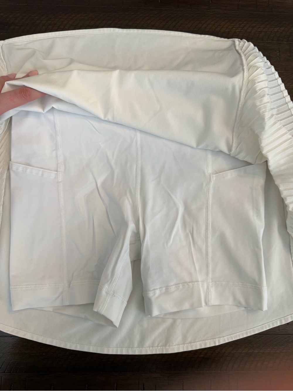 Lululemon White Pleated Tennis Skirt - Picture 9 of 10